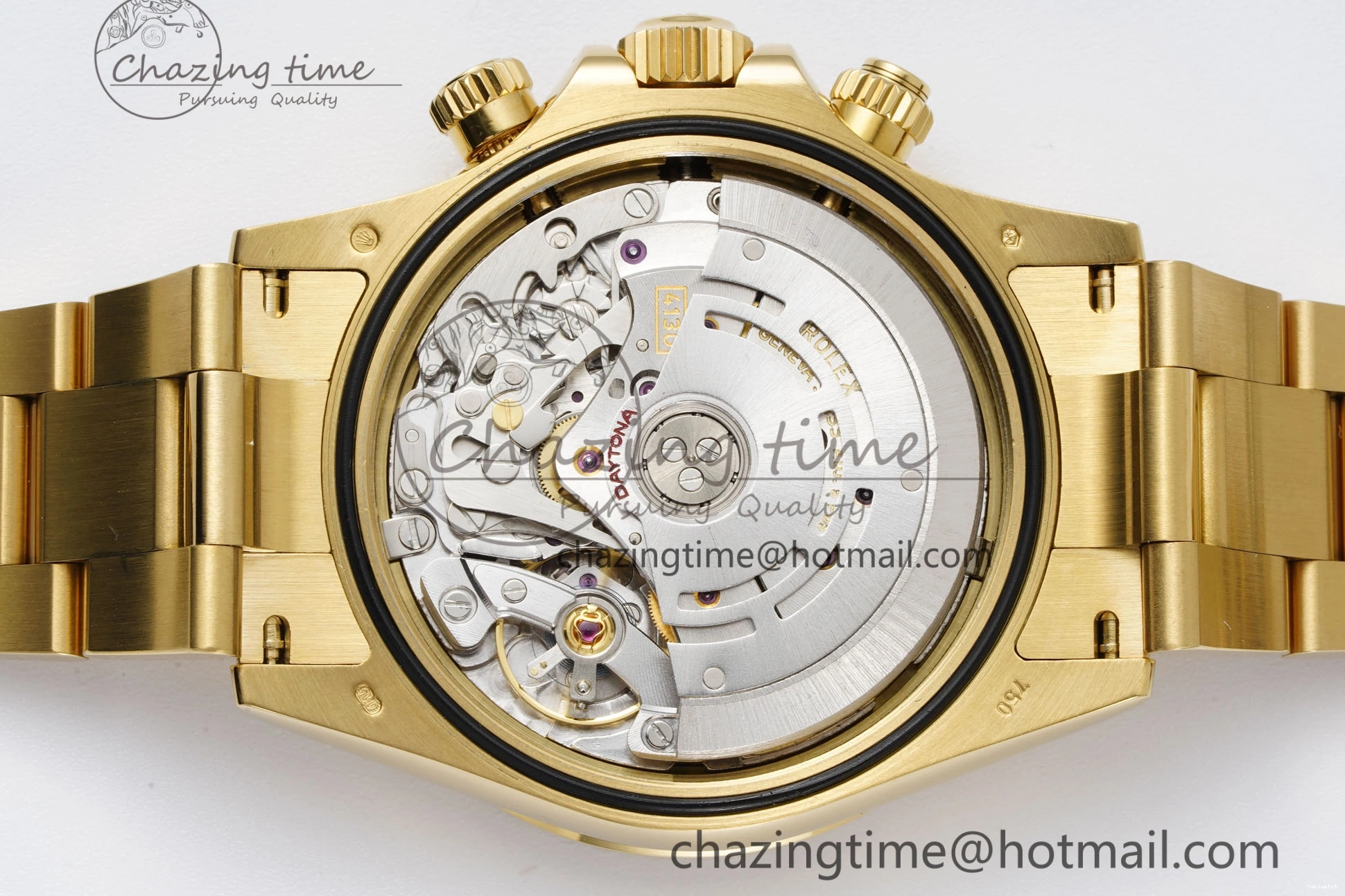 1:1 BTF Best SA4130 Daytona Black YG Bracelet Edition on 116508 YG Dial 0109